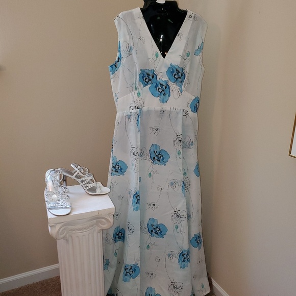 Dresses & Skirts - Blue Flower Custom Made Dress
